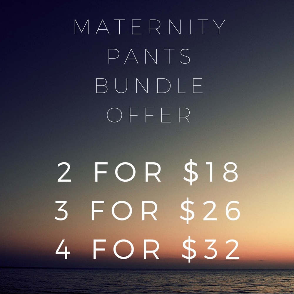 Maternity Pants Bundle Offer